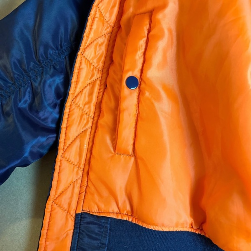 NASA Space Command Navy Bomber Jacket - Picture 12 of 13